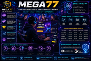 MEGA77: Dunia Gaming Digital dengan Konsep Kreatif